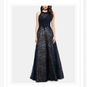 Navy Blue Gown